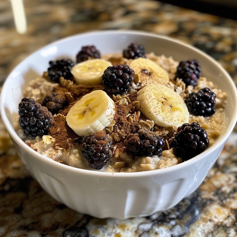 How Blackberry Banana Protein Oatmeal Boosts Your Morning Energy