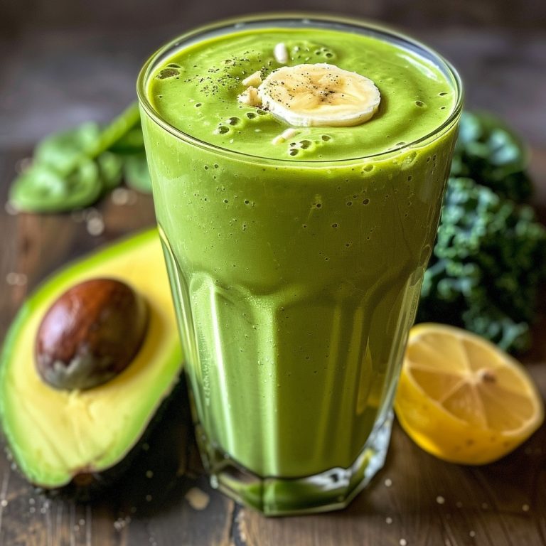 How to Make an Avocado Banana Green Energy Smoothie for a Boost
