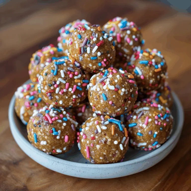 Let’s Celebrate with Birthday Cake Batter Protein Balls!