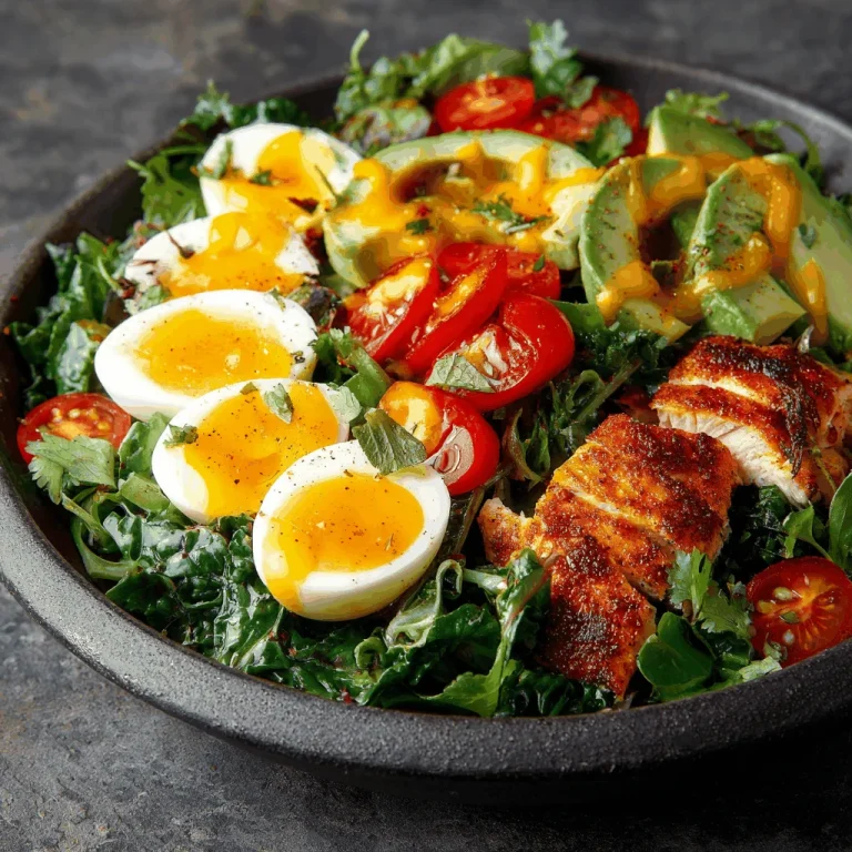 Elevate Your Lunch with This High Protein Salad and Asian Dressing