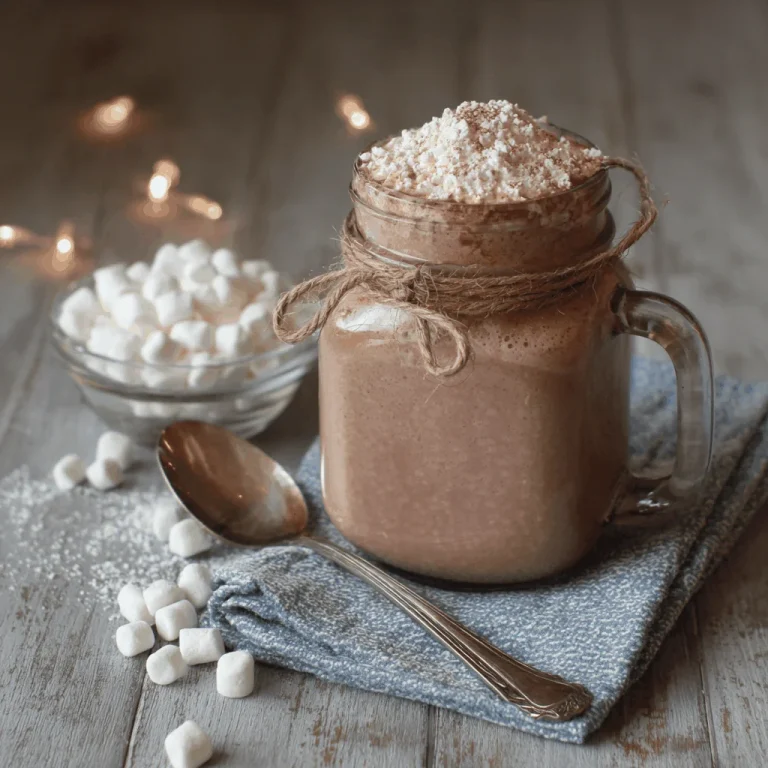 A delicious plate of Easy Homemade Hot Cocoa Mix Recipe - Just Add Water