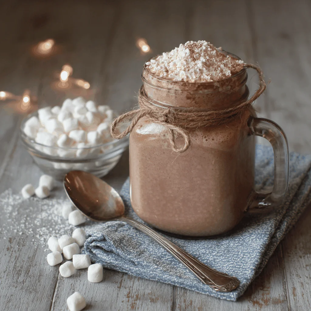 A delicious plate of Easy Homemade Hot Cocoa Mix Recipe - Just Add Water