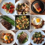 A delicious plate of Easy Low Carb High Protein Meals