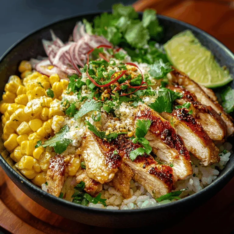 Dig Into This Flavor-Packed Street Corn Chicken Rice Bowl