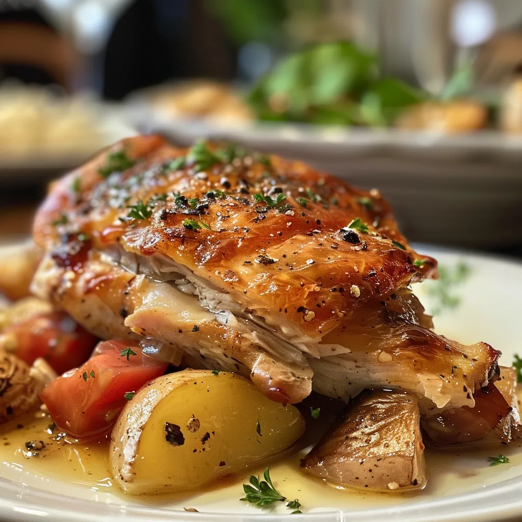 Side view of a delicious meal, emphasizing vibrant colors and textures.