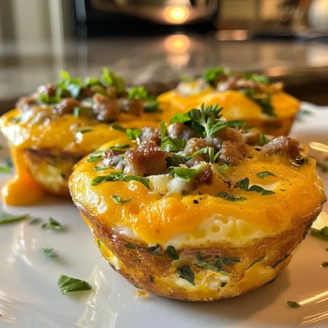 Side view photo of golden-brown chicken sausage balls.