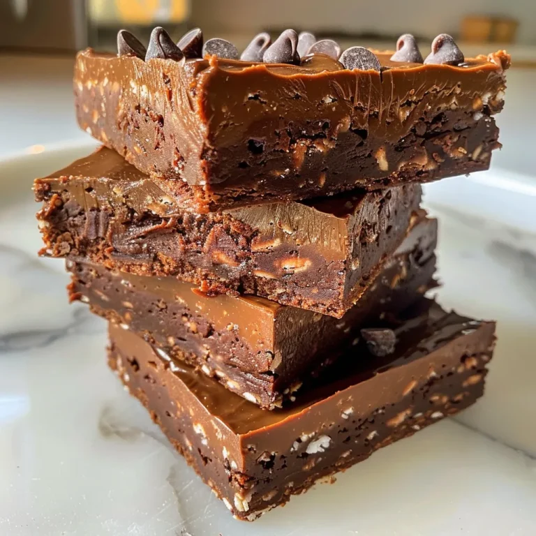 Deliciously Easy No Bake Chocolate Protein Bars: Your New Favorite Snack! Close-up view of a No Bake Chocolate Protein Bar with a rich chocolate exterior and visible chocolate chips.