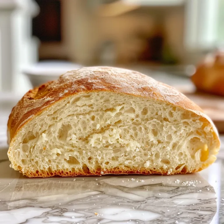 Close-up view of a golden brown loaf of beginner bread with a soft crust.
