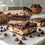 Close-up of a creamy slice of Cottage Cheese Fudge with a smooth texture.