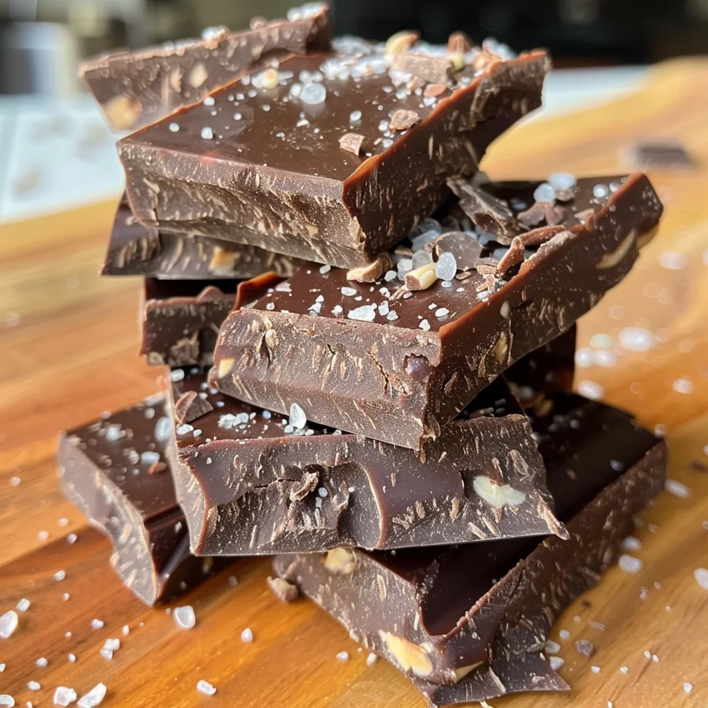 Side view of a decadent healthy fudge piece showing its rich texture.