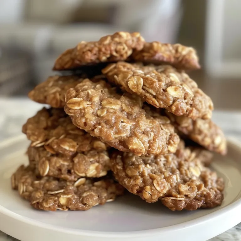 Close up view of healthy oatmeal cookies with a golden-brown color.