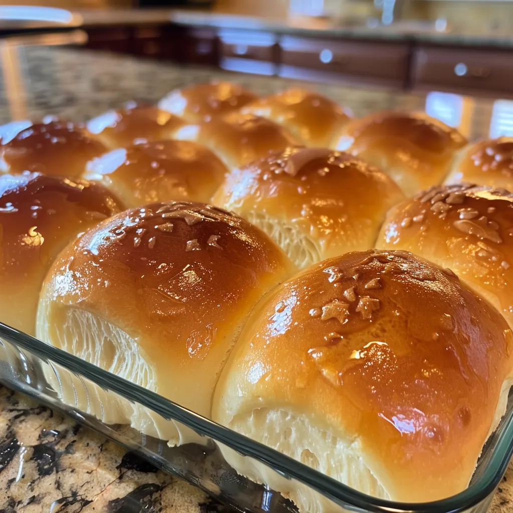 Golden brown quick dinner rolls arranged appetizingly on a plate.