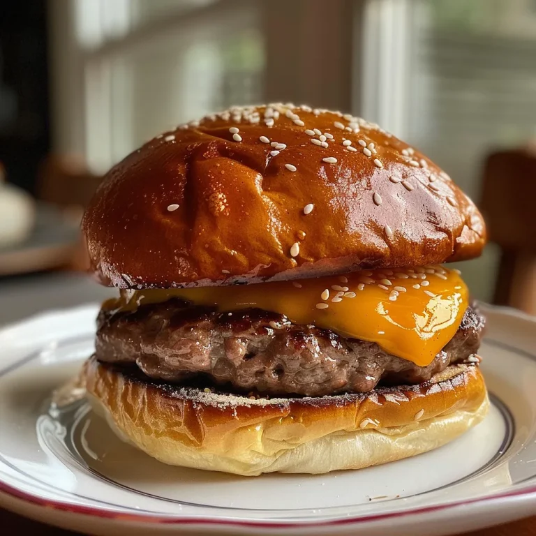 Close-up view of light brioche hamburger buns with a golden crust.