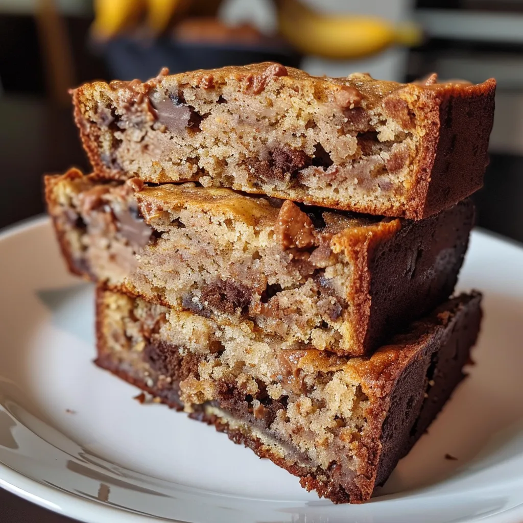 Side view of protein banana bread showcasing its soft, fluffy interior and caramelized crust.
