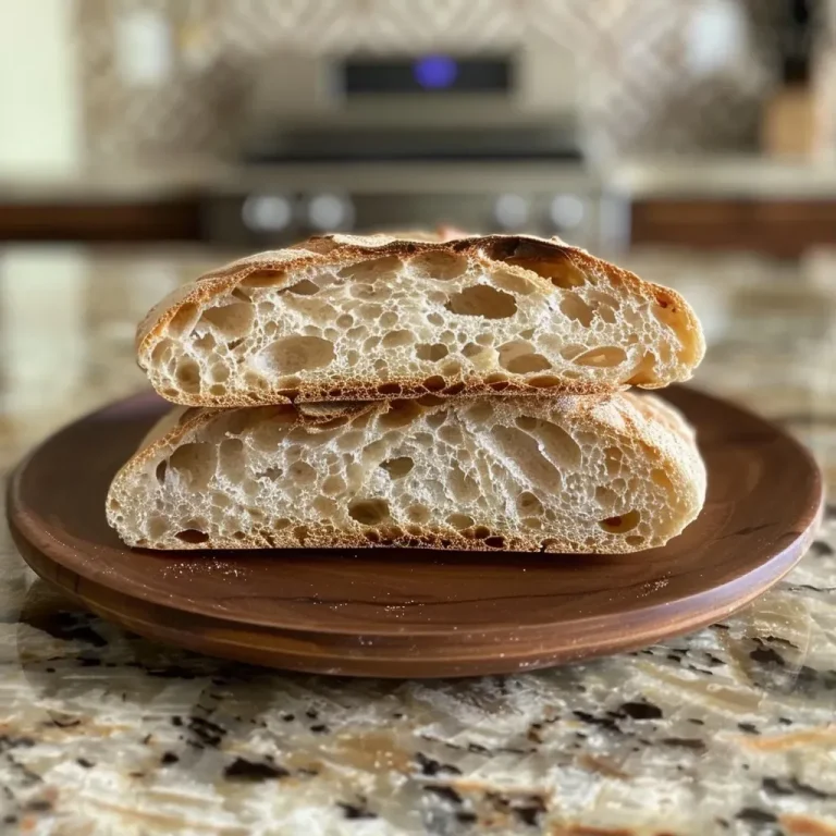 ['Close-up side view of a freshly baked sourdough bread loaf with a golden crust.', "Juicy and crusty beginner's sourdough bread displayed from the side, showcasing its texture.", 'Side perspective of a well-risen sourdough loaf, highlighting its airy structure and crispy exterior.', "Detailed view of a beginner's sourdough bread, featuring a beautifully baked crust and soft interior."]