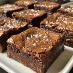 ['Close-up view of decadent caramel brownies, showcasing a rich, glossy top layer.', 'Side angle of freshly baked caramel brownies, highlighting their moist texture and caramel drizzle.', 'Tasty caramel brownies with chocolate chunks, viewed from the side, emphasizing their gooey center.', 'Close-up of caramel brownies, featuring a sprinkle of flaky sea salt on top, exuding a homemade appeal.']