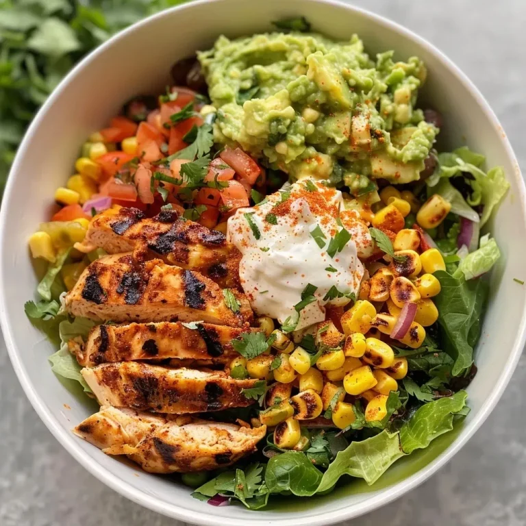 ['Close-up of a colorful chicken taco bowl with grilled chicken, corn, and toppings.', 'Side view of a vibrant chicken taco bowl featuring lettuce, guacamole, and cheese.', 'Juicy chicken taco bowl with fresh ingredients, including corn, cilantro, and lime wedge.', 'A delicious bowl of chicken tacos with Greek yogurt drizzle and fresh toppings.']