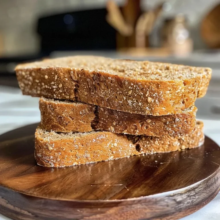 ['Side view of a loaf of golden-brown high-protein whole wheat sandwich bread on a wooden cutting board.', 'Close-up of freshly baked high-protein whole wheat sandwich bread showcasing its crust and texture.', 'A sliced loaf of high-protein whole wheat bread displaying its soft, fluffy interior and crusty exterior.', 'High-protein whole wheat sandwich bread with a rustic appearance, captured in natural light.']
