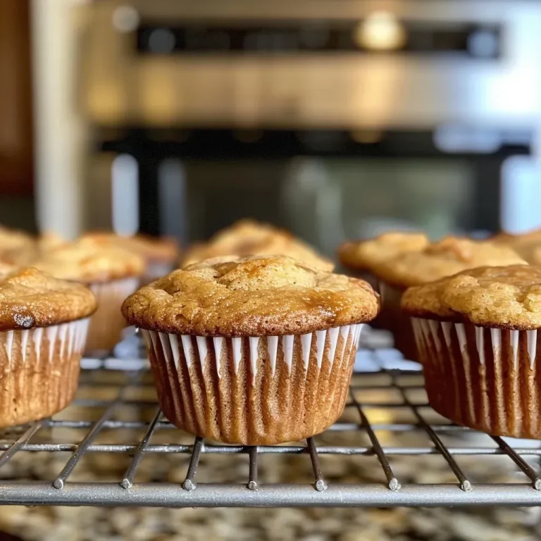 ['Close-up view of golden brown Greek yogurt muffins with a soft texture.', 'Side angle of freshly baked low sugar Greek yogurt muffins showcasing their fluffy interior.', 'Juicy low sugar Greek yogurt muffins arranged neatly, highlighting their moistness.', 'Delicious-looking Greek yogurt muffins with a golden crust and a soft, airy crumb.']