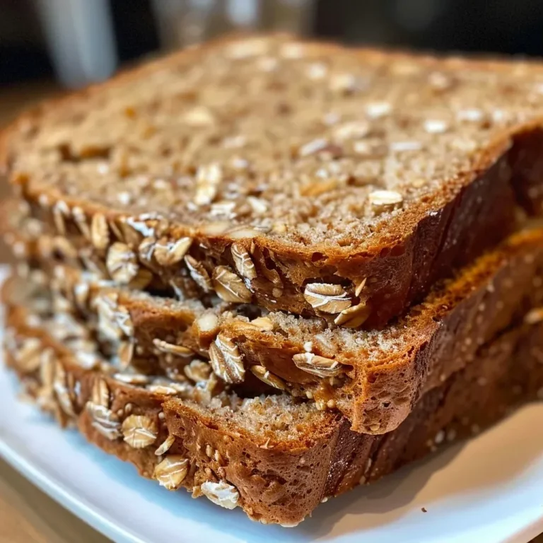 ['Close-up view of freshly baked oatmeal bread with a golden crust.', 'Side view of a sliced oatmeal bread revealing its soft texture and oats.', 'Detailed image of a loaf of oatmeal bread showcasing its rich color and ingredients.', 'A rustic slice of oatmeal bread on a wooden board, highlighting its moist interior.']