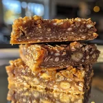 ['Close-up view of moist Peanut Butter Banana Bars, showcasing texture and chocolate chunks.', 'Side perspective of freshly baked Peanut Butter Banana Bars, with melted chocolate and bananas visible.', 'Detailed side shot of Peanut Butter Banana Bars, highlighting layers of banana, peanut butter, and toppings.', 'Juicy Peanut Butter Banana Bars captured in close-up, featuring a golden-brown exterior and chocolate pieces.']