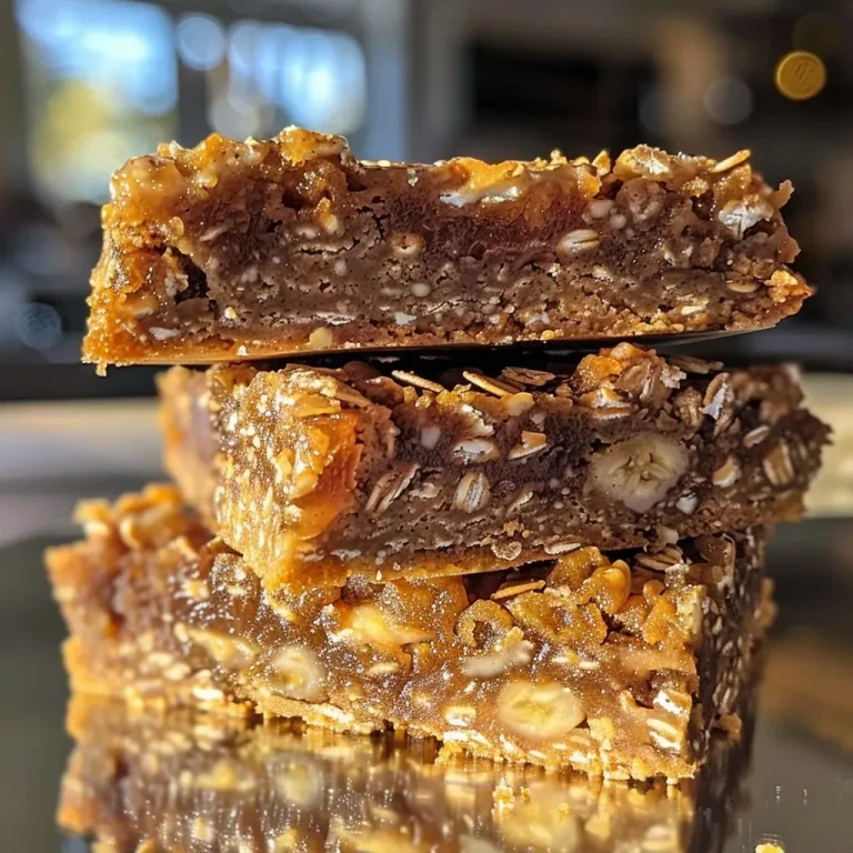 ['Close-up view of moist Peanut Butter Banana Bars, showcasing texture and chocolate chunks.', 'Side perspective of freshly baked Peanut Butter Banana Bars, with melted chocolate and bananas visible.', 'Detailed side shot of Peanut Butter Banana Bars, highlighting layers of banana, peanut butter, and toppings.', 'Juicy Peanut Butter Banana Bars captured in close-up, featuring a golden-brown exterior and chocolate pieces.']