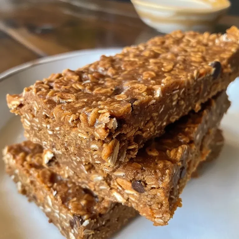 ['Close-up view of textured pumpkin protein bars with chocolate chips.', 'Side angle of moist pumpkin protein bars showcasing their dense texture.', 'Highlight of vegan pumpkin protein bars with a golden-brown exterior.', 'Deliciously stacked pumpkin protein bars featuring a sprinkle of chocolate chips.']