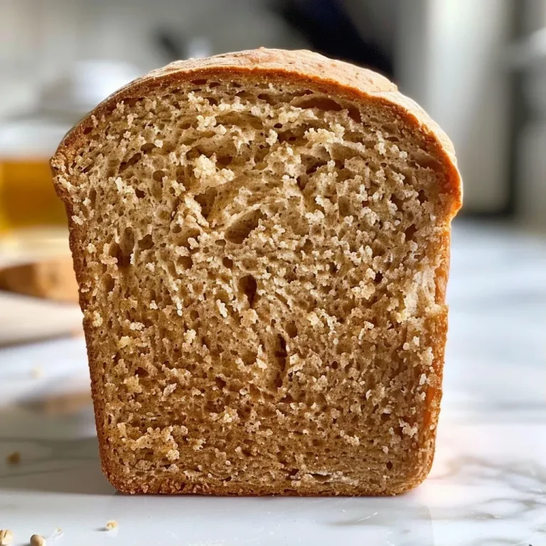 ['Close-up of a slice of yeast-free whole wheat honey bread with a golden crust and a soft texture.', 'Side view of freshly baked whole wheat honey bread, showcasing its rustic appearance and sprinkle of sunflower seeds.', 'Juicy whole wheat honey bread displayed on a wooden board, highlighting its crumb and crust.', 'A warm loaf of yeast-free whole wheat honey bread with a light glaze of honey, resting on a kitchen countertop.']