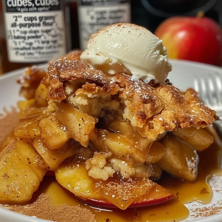 ['Close-up view of a slice of Cinnamon Apple Cobbler with a golden crust and bubbling apple filling.', 'Side view of a deliciously baked Cinnamon Apple Cobbler, showcasing its flaky top and warm apple filling.', 'Detailed close-up of a bubbling Cinnamon Apple Cobbler, highlighting the juicy apples and cinnamon-spiced crust.', 'A tempting slice of Cinnamon Apple Cobbler, featuring a crispy topping and rich apple interior.']
