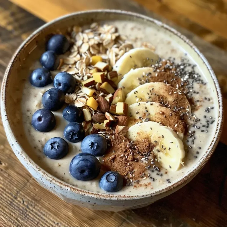 ['Close-up of a High-Protein Chai Smoothie Bowl topped with fresh fruits and nuts.', 'Side view of a delicious smoothie bowl with chia tea, banana, and blueberries.', 'Vibrant smoothie bowl featuring Greek yogurt, oats, and mango slices.', 'High-Protein Chai Smoothie Bowl presented with a variety of colorful toppings.']