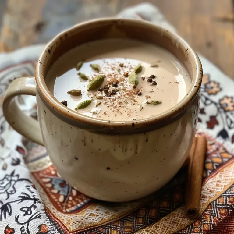 ['Close-up of a steaming mug of Masala Chai with spices and tea bags.', 'Side view of Instant Pot Masala Chai in a cozy kitchen setting.', 'Delicious Instant Pot Masala Chai with spices displayed on a wooden table.', 'Close-up of creamy Masala Chai with spices floating on top.']