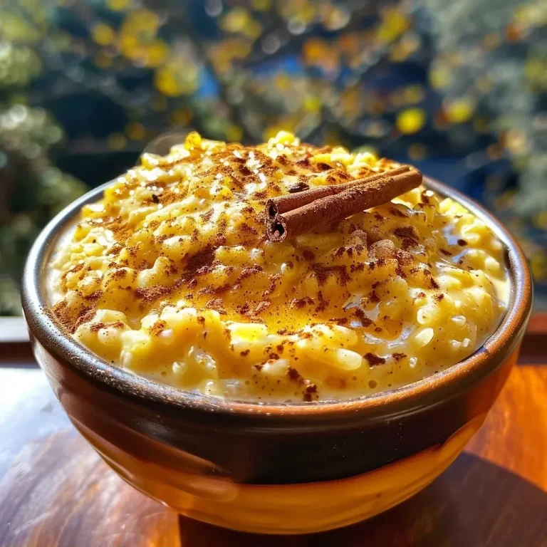 ['A close-up view of creamy vegan pumpkin rice pudding in a bowl.', 'A side angle of luscious pumpkin rice pudding garnished with spices.', 'A detailed shot featuring a spoonful of vegan pumpkin rice pudding.', 'A vibrant dish of pumpkin rice pudding with a smooth texture.']