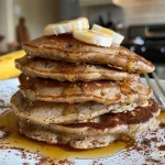 3 Ingredient Banana Oatmeal Pancakes