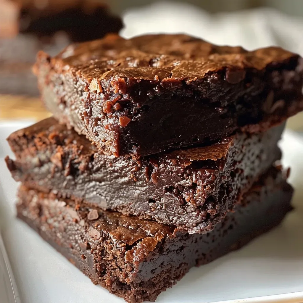 3-Ingredient Healthy Banana Brownies
