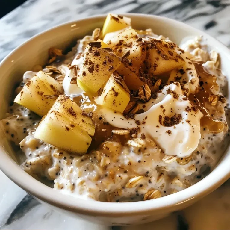 Wake Up to Wholesome Goodness: Apple Cinnamon Overnight Oats to Brighten Your Mornings Apple Cinnamon Overnight Oats