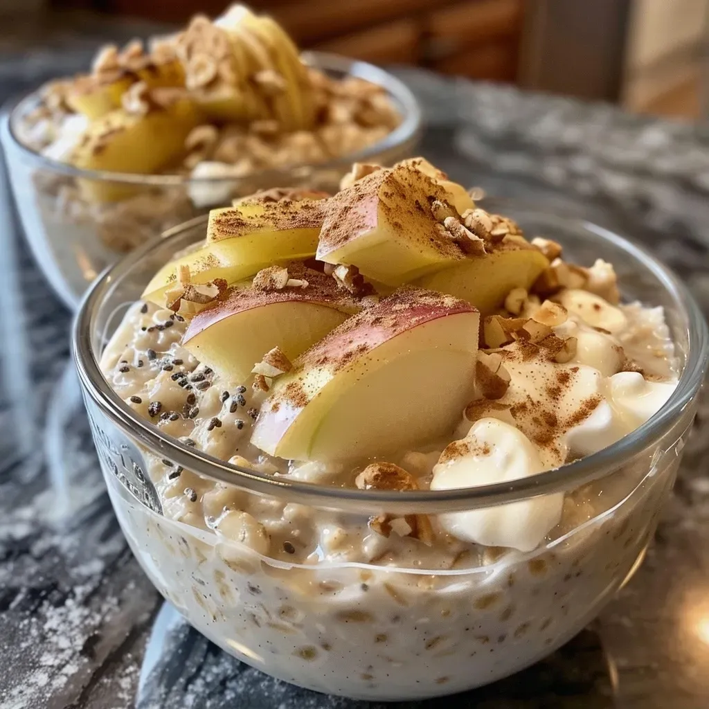 Apple Cinnamon Overnight Oats