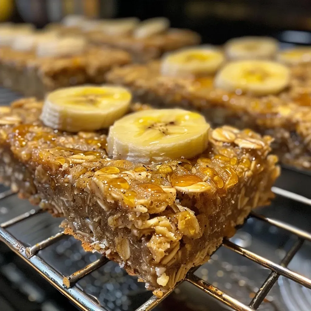 Banana Oatmeal Bars