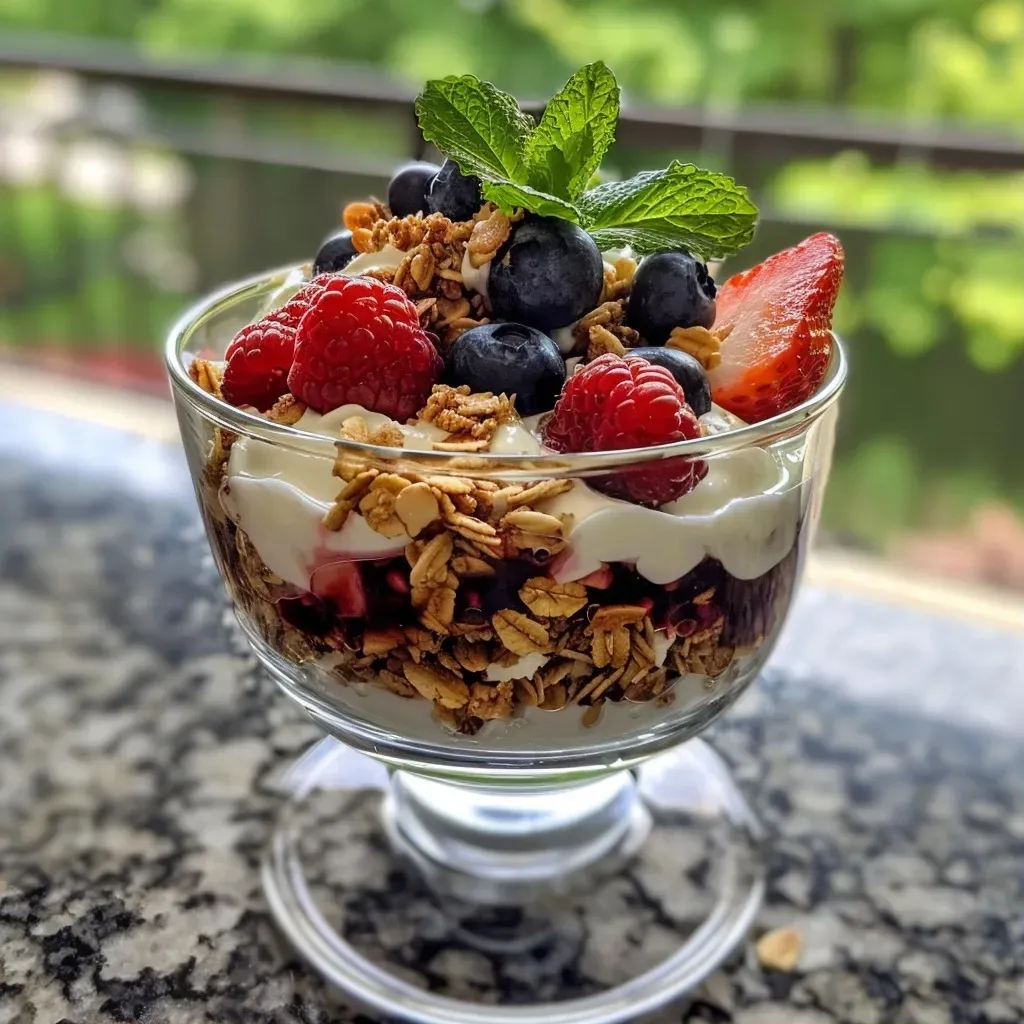 Berry Parfait With Greek Yogurt
