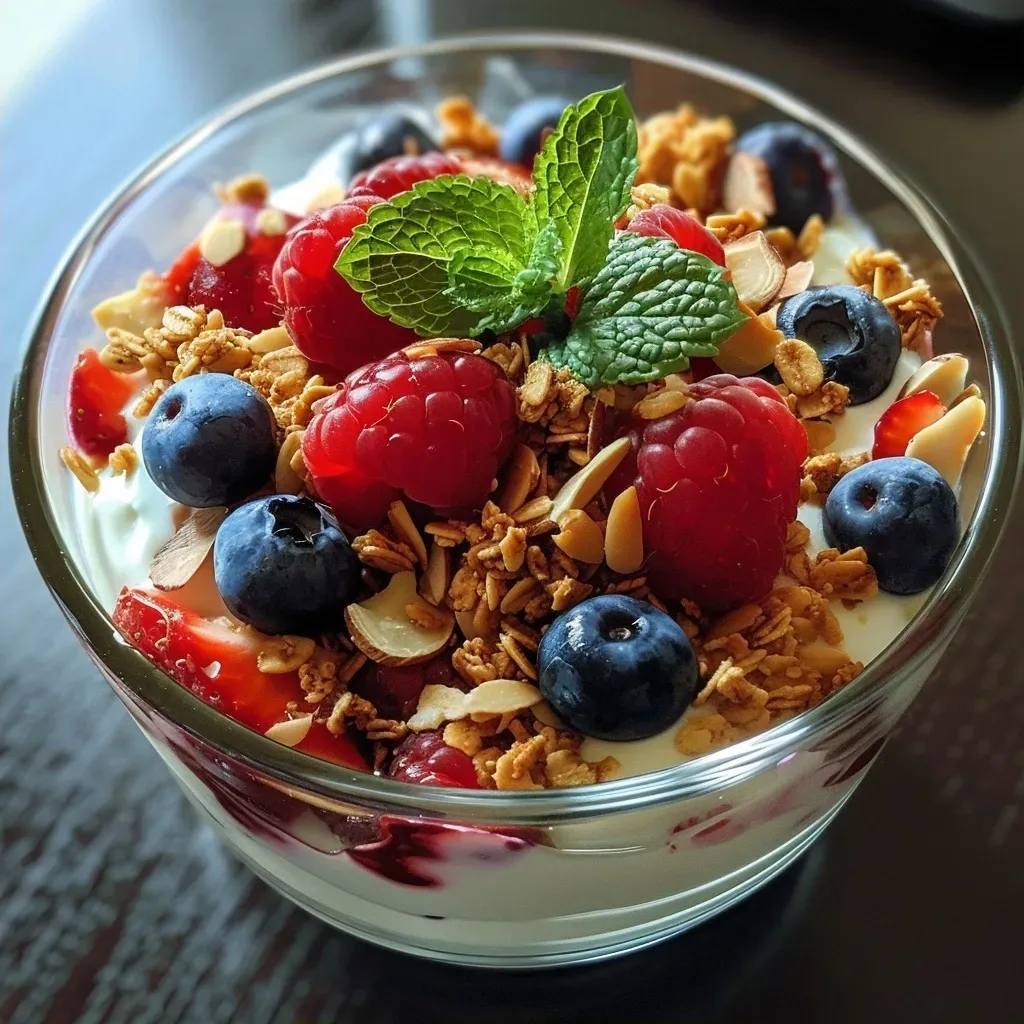 Berry Parfait With Greek Yogurt