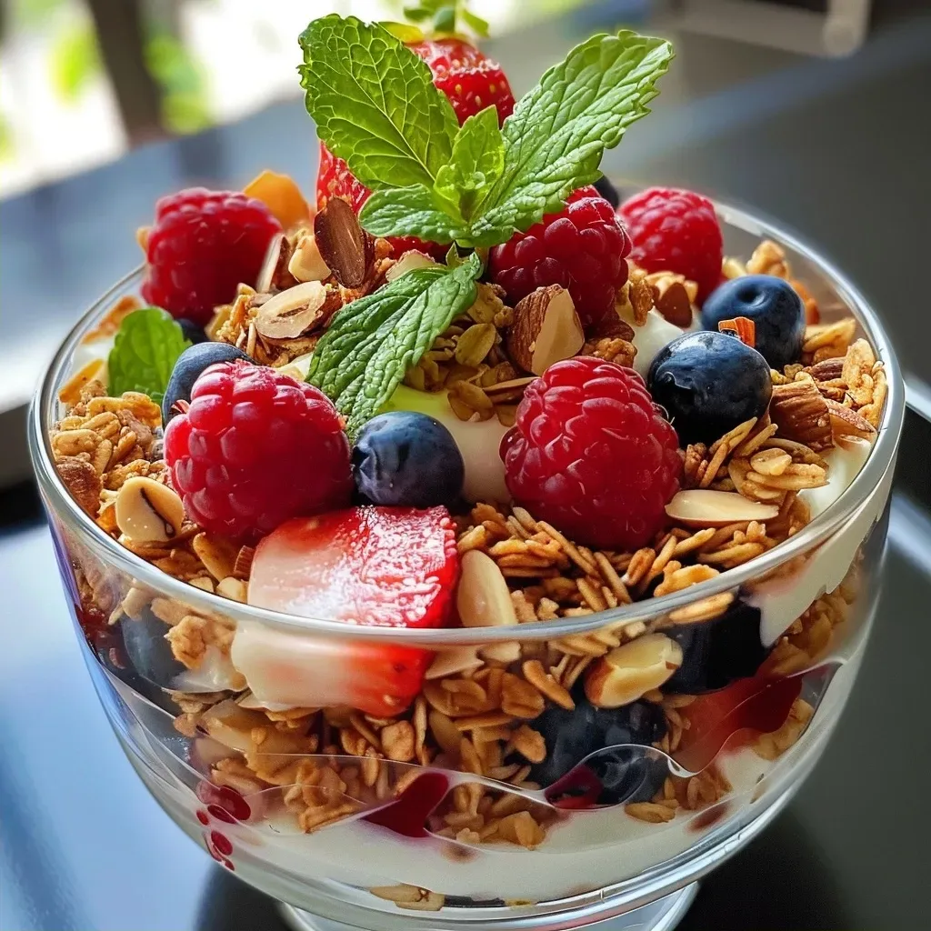 Berry Parfait With Greek Yogurt