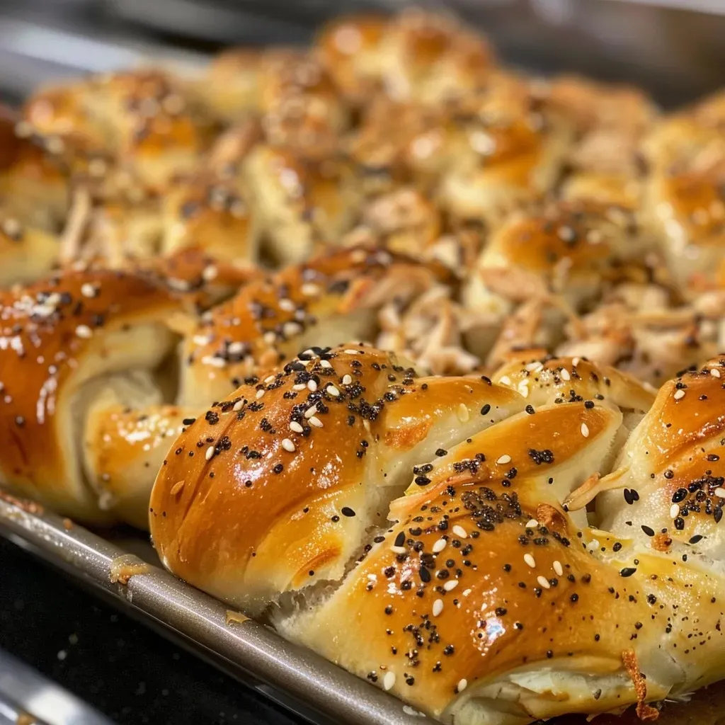 Braided Chicken Bread
