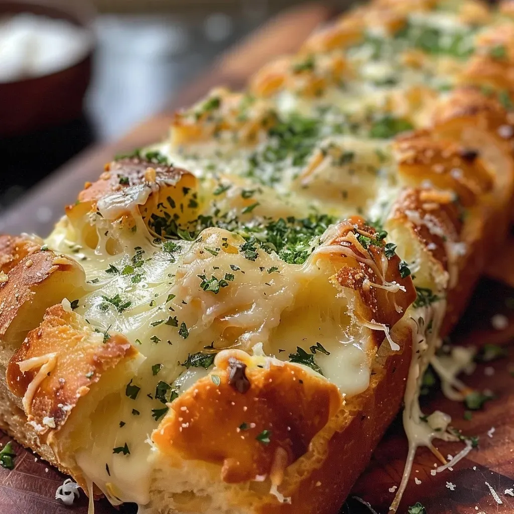 Cheese and Garlic Crack Bread (Pull Apart Bread)