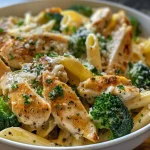 Chicken Alfredo Broccoli Bowl Recipe