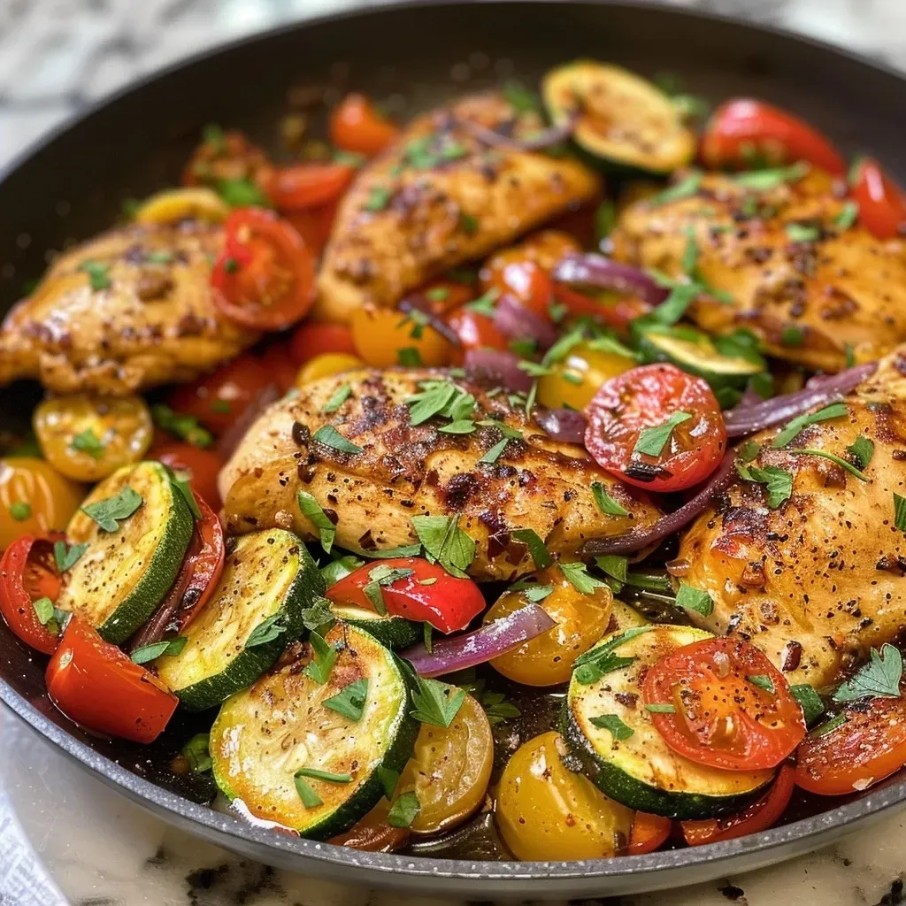 Chicken and Vegetable Skillet