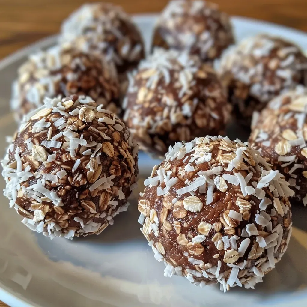 Chocolate Coconut Oat Balls