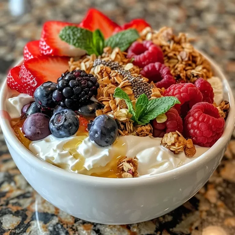 Start Your Day Right with a Berry Bliss Greek Yogurt Bowl Classic Berry Medley Greek Yogurt Bowl