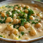 Creamy Lemon Chickpea Soup