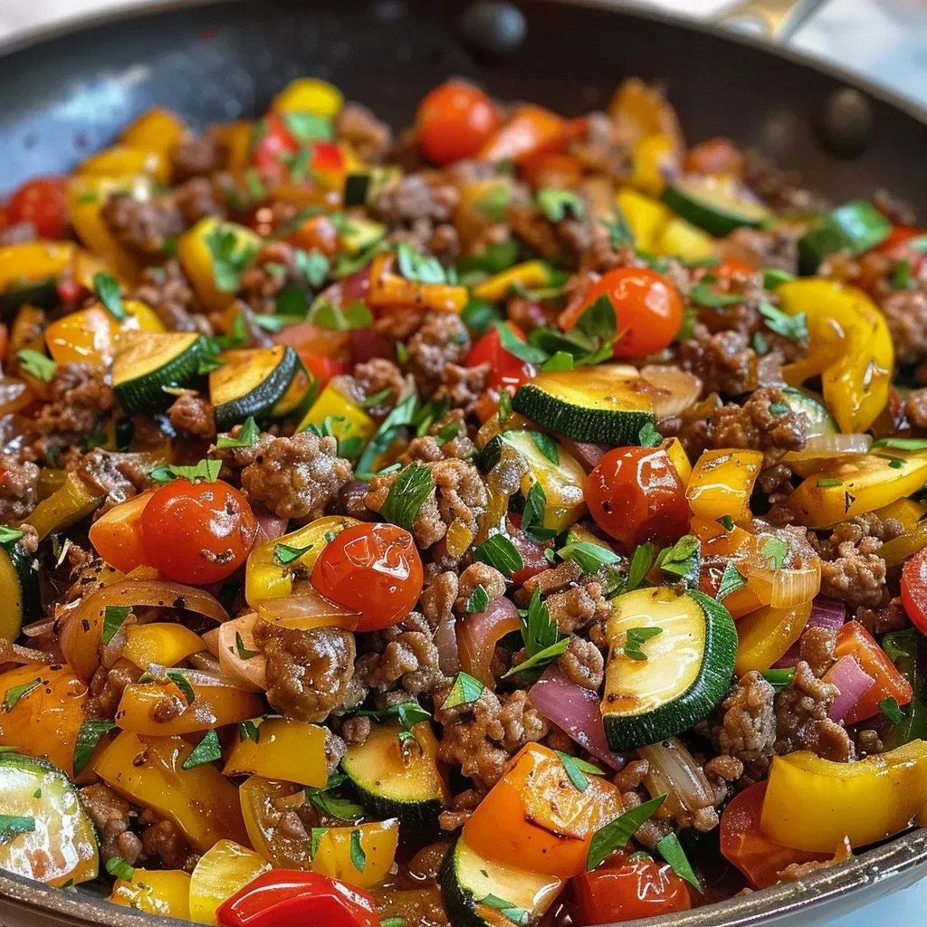 Easy Festive Beef and Veggie Skillet That Wows Every Time
