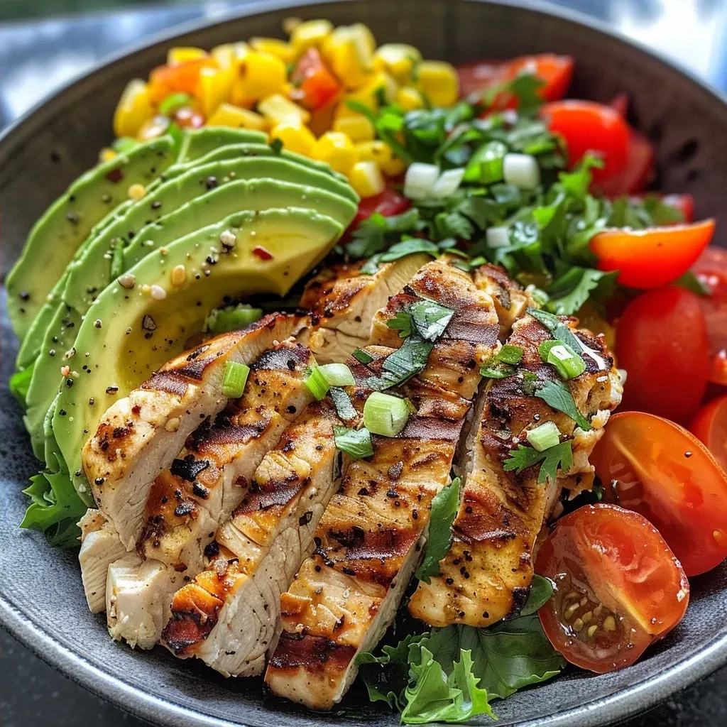 Elevate Your Salad Game: The Ultimate Grilled Chicken & Avocado Bowl
