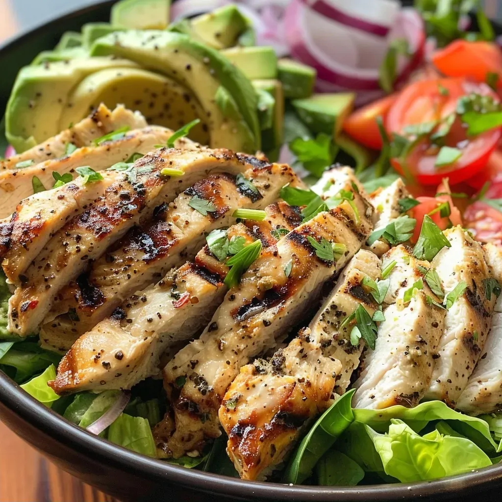 Elevate Your Salad Game: The Ultimate Grilled Chicken & Avocado Bowl